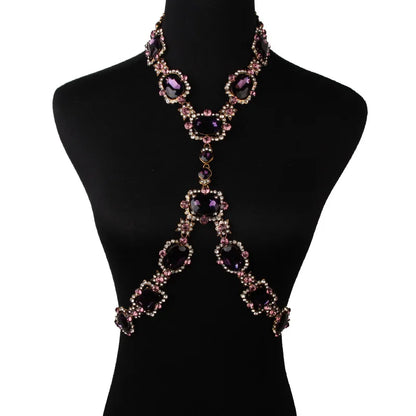 Variant image for Damen-Körperschmuck, geometrisch, Zinklegierung mit Strass-4
