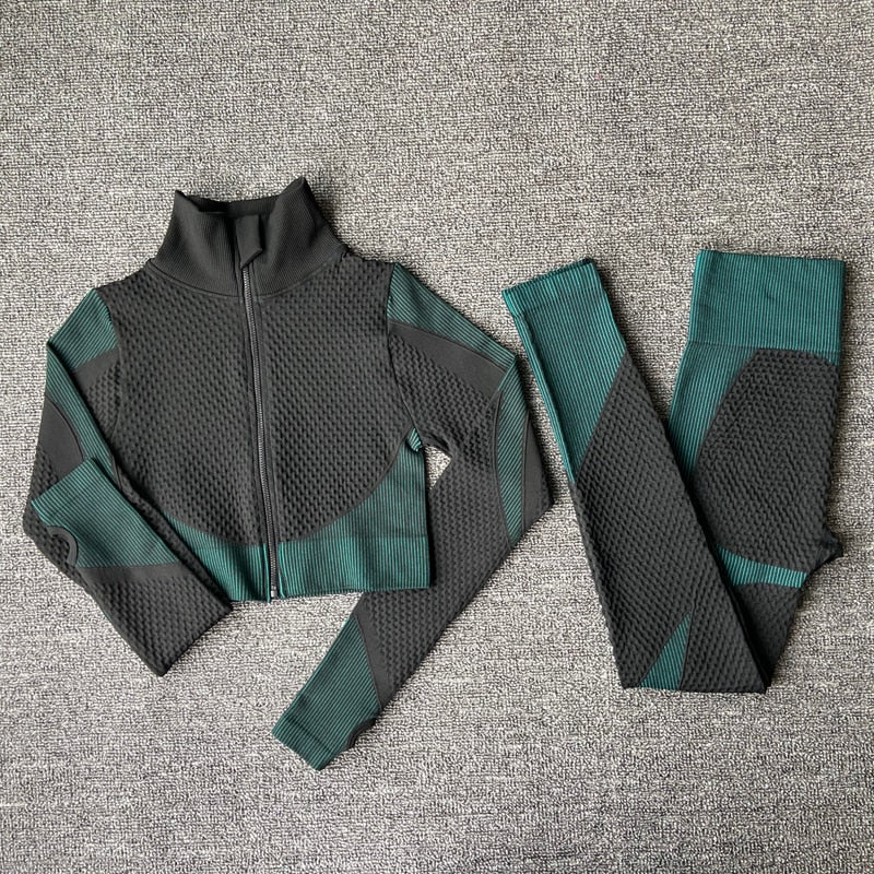 Variant image for Damen-Sport-Set, Yoga, monochrom Nylon-16