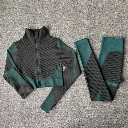 Variant image for Damen-Sport-Set, Yoga, monochrom Nylon-16