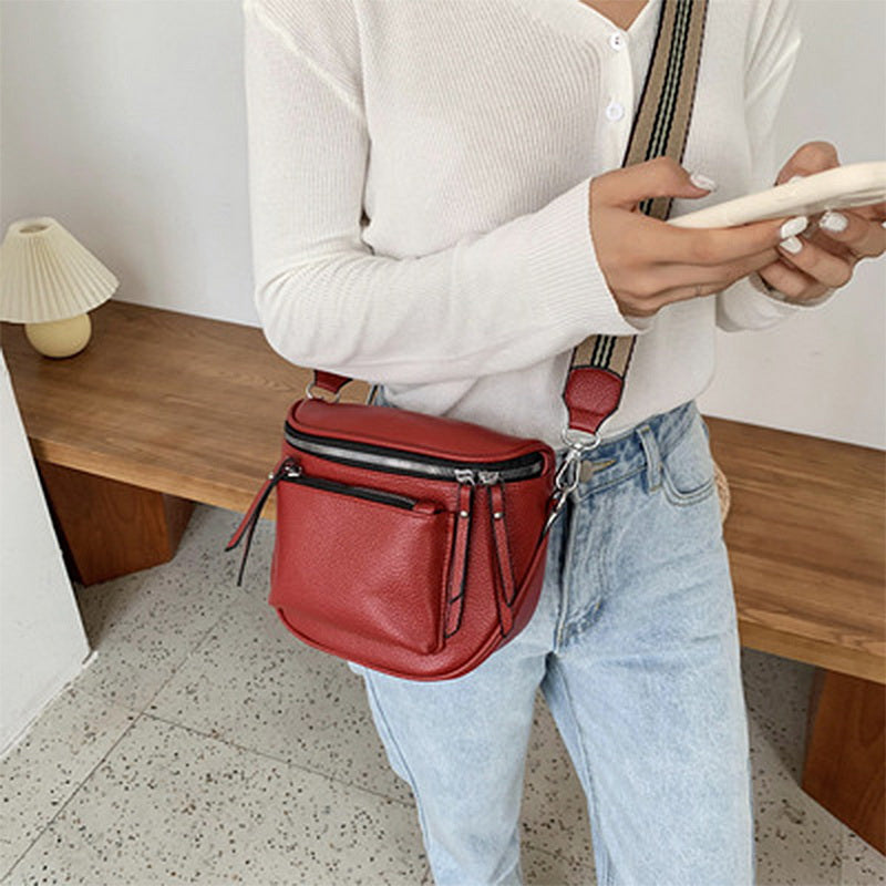 Damen-Crossbody-Tasche aus Kunstleder mit verstellbarem Schulterriemen – praktische und elegante Tasche für den Alltag 3