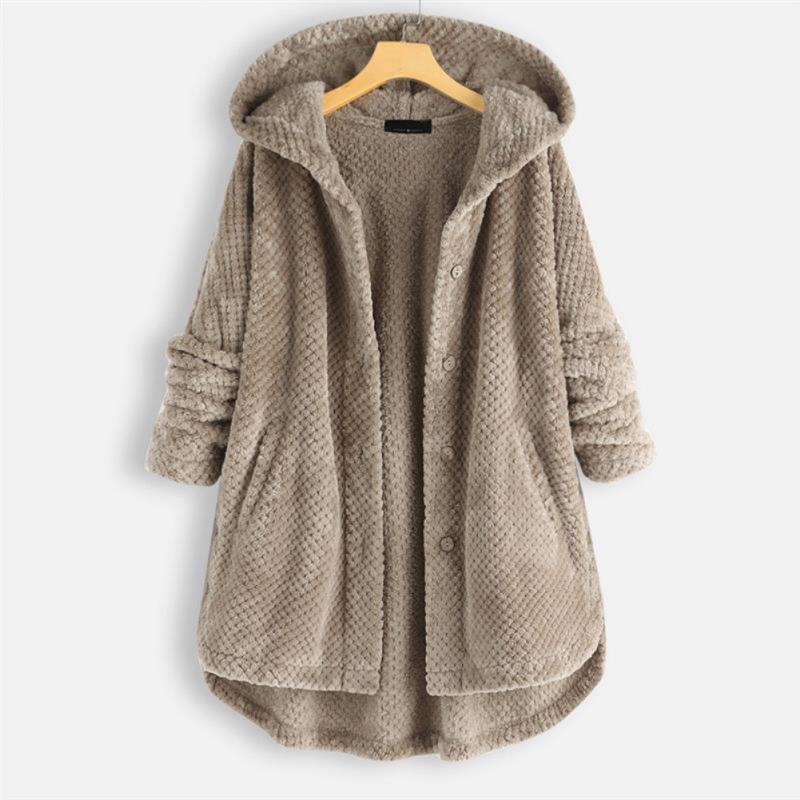 Variant image for Damen-Fleecejacke, wendbar, mit Kapuze, weiches Polyester-25