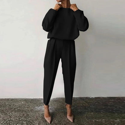 Damen-Zweiteiler aus Polyester mit komfortabler Passform – Eleganter und moderner Stil für Alltag und Fest 4