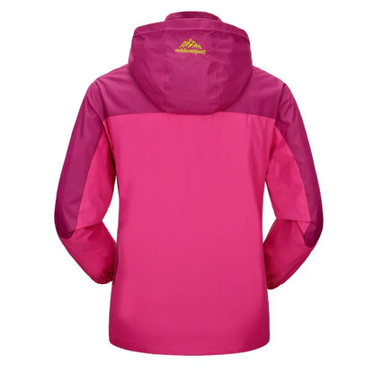 Damen Wanderjacke Wasserdicht Leichtbauweise-3