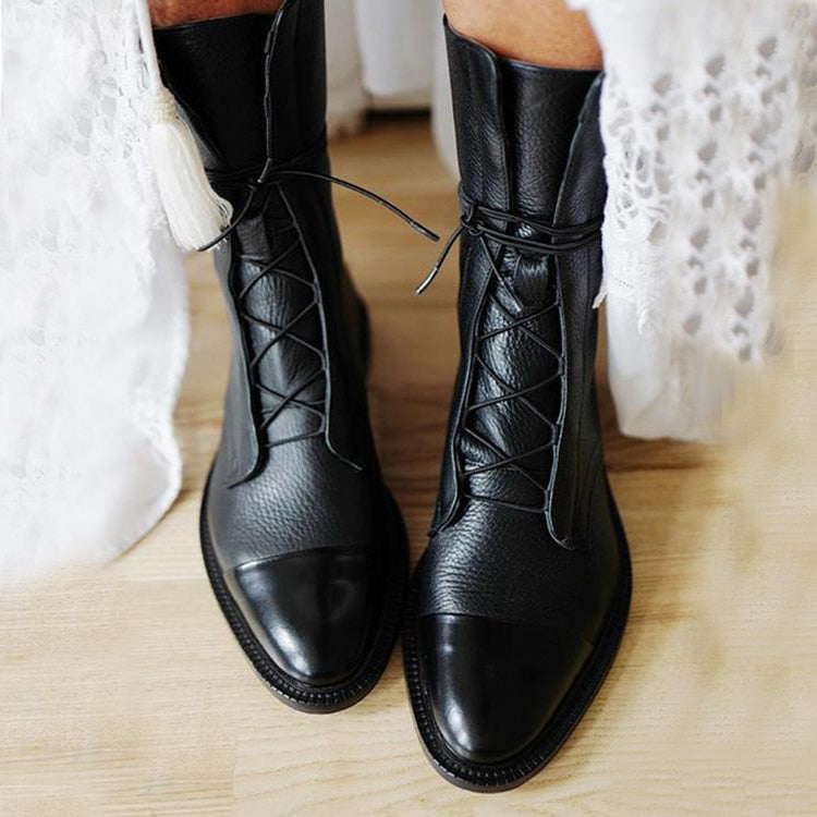 Variant image for Damen Vintage Stiefel Klassisches Stil Nachhaltiges Material-10