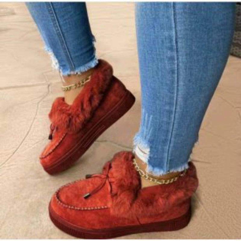 Damen-Pantoffeln, Freizeit, Wildleder, gefüttert-3