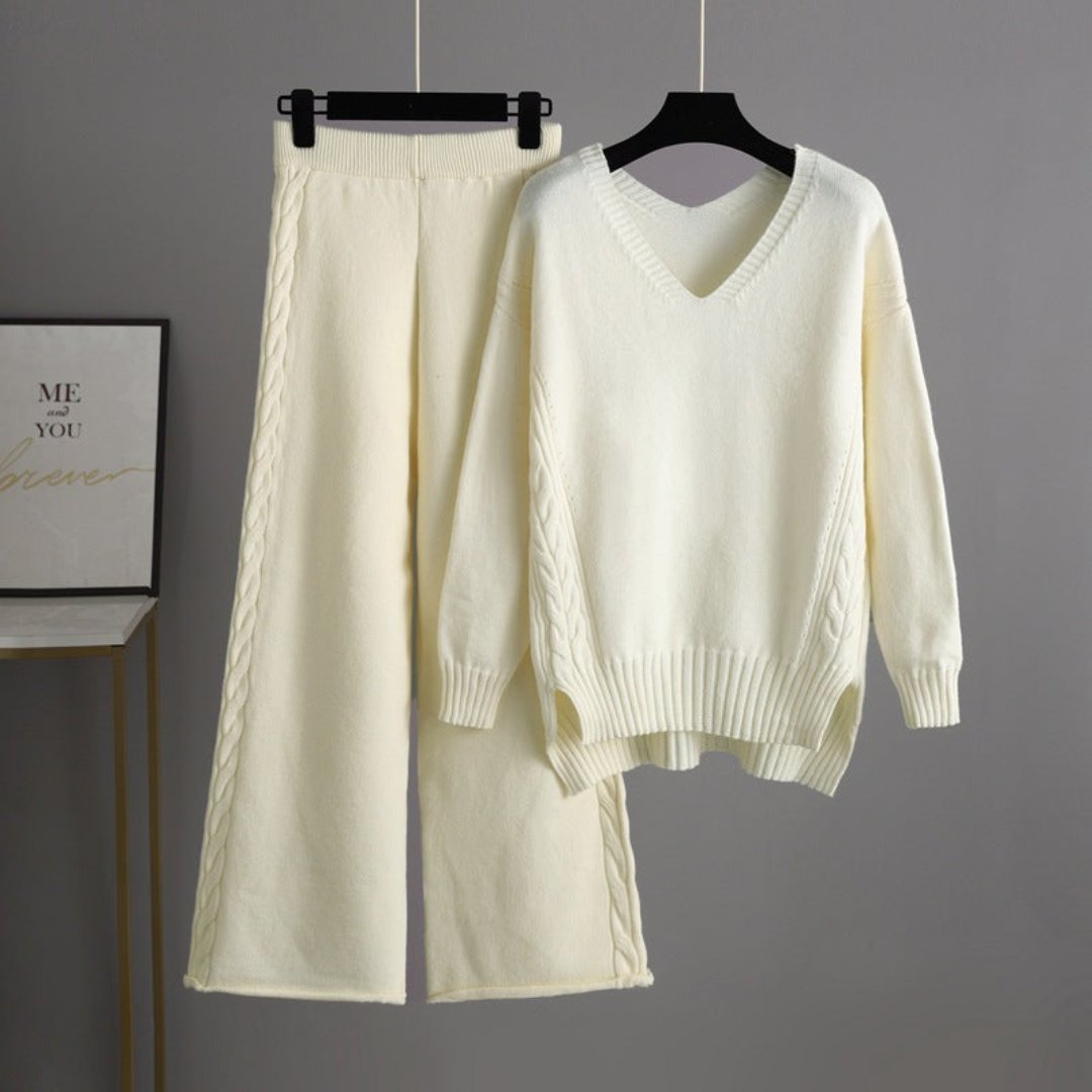 Damen-Set, elegantes Winterdesign, weiches Material-1