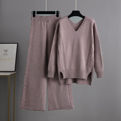 Damen-Set, elegantes Winterdesign, weiches Material-4
