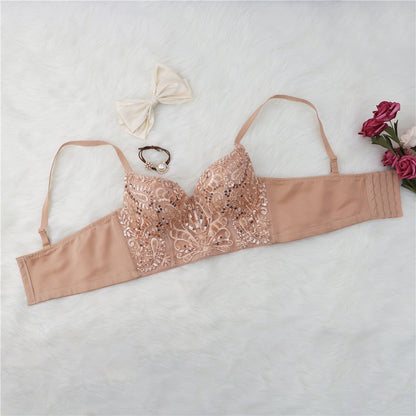 Damen-Spaghettiträger-Top, Pailletten, Polyester, glitzernd, für Fest und Alltag 5
