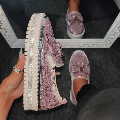 Damen-Mokassins, elegant, Slip-On, Mikrofaser-2