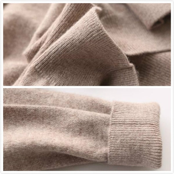 Damen-Strickpullover aus Kaschmirmix – zeitloser Stil, weich und bequem, perfekt für alle Anlässe, erhältlich in S, M, L, XL 2