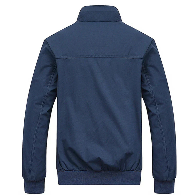 Herren-Herbstjacke, wasserabweisendes Material, mit weichem Futter-2