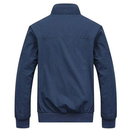 Herren-Herbstjacke, wasserabweisendes Material, mit weichem Futter-2
