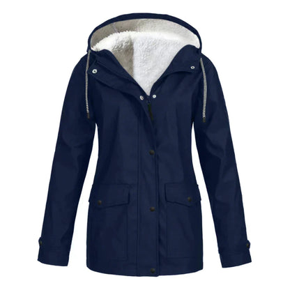 Variant image for Damen-Regenjacke, gefüttert, wasserabweisender Stoff, elegant-19