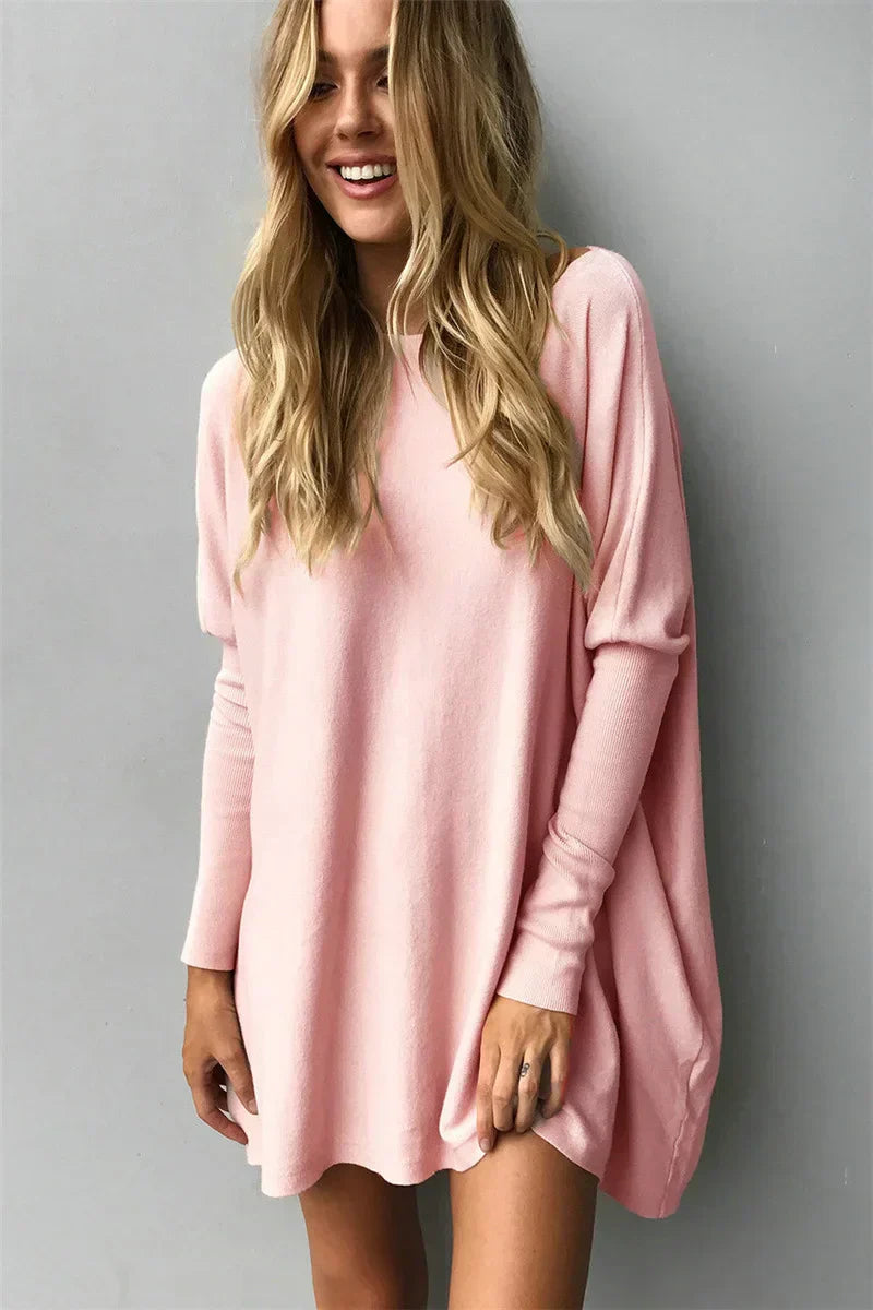 Variant image for Damen-Pullover, Oversized, runder Ausschnitt, Baumwolle, Acryl, Polyester-19