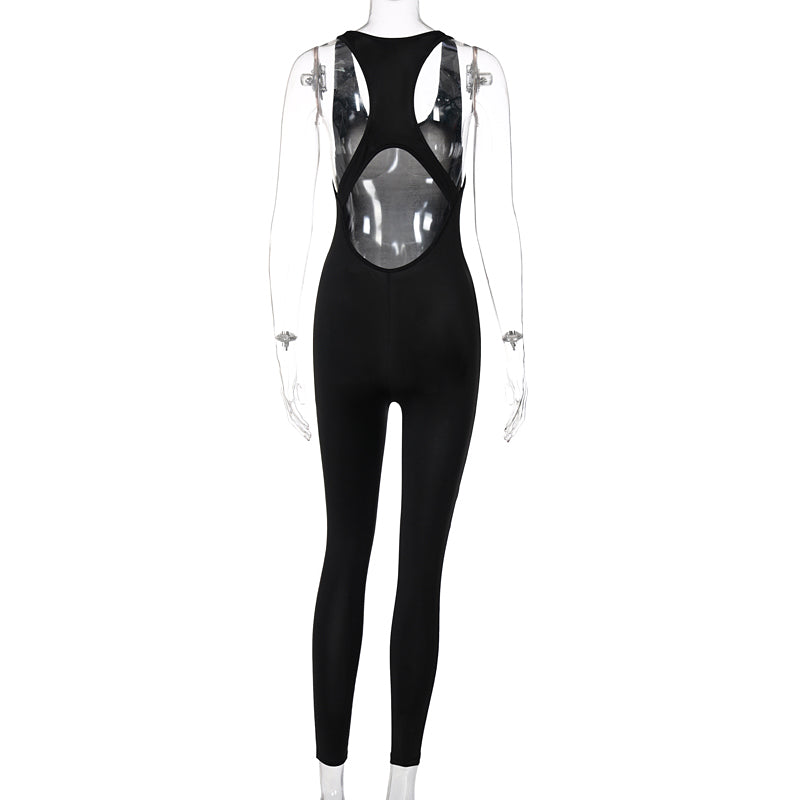 Damen-Jumpsuit Eng Anliegend Polyester Elasthan mit besonderem Design 6