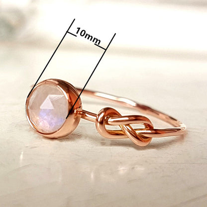 Damen-Ringe, geometrisches Design, Acryl, 10 mm-4