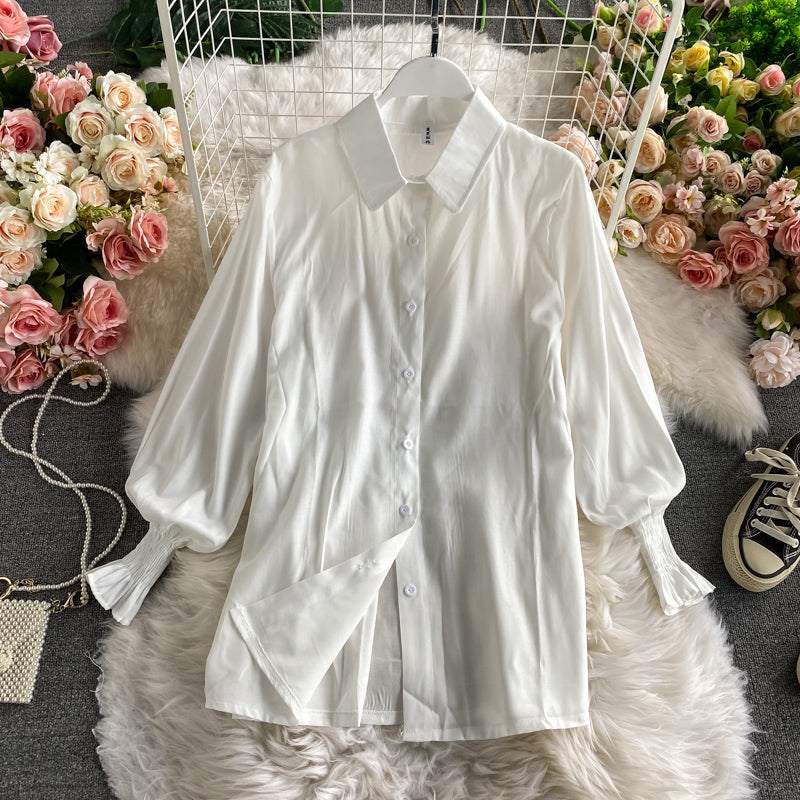 Damen-Set, zweiteilig, mit Lanternärmeln und gestrickter Weste, Polyester, Acryl-4