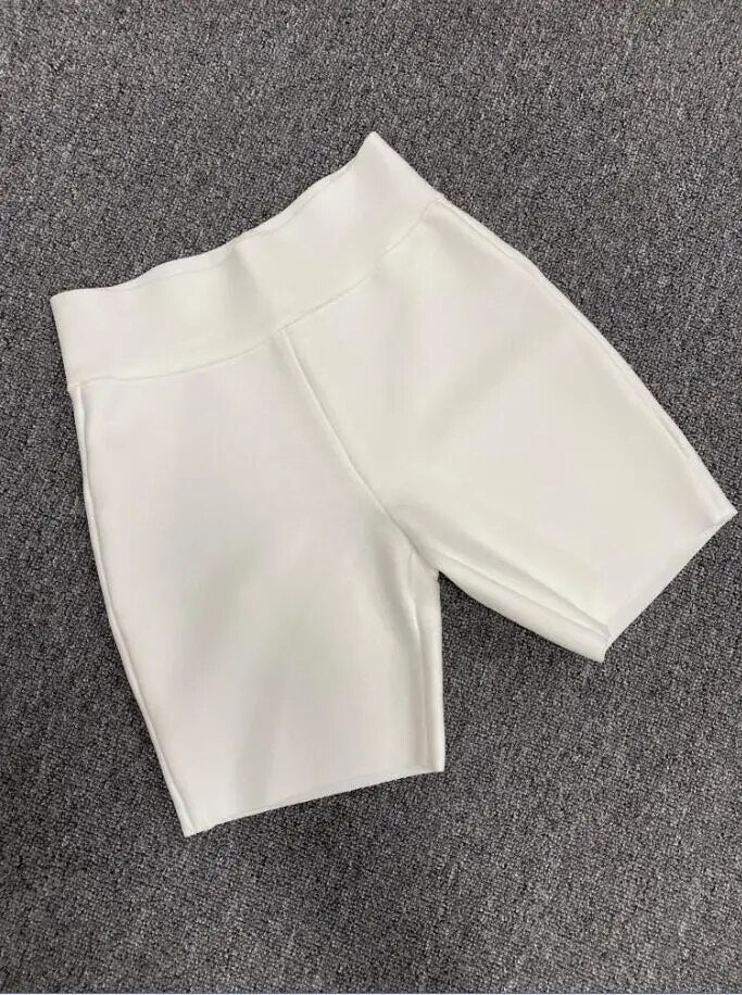 Variant image for Damen-Trainingsshorts, hoch tailliert, Polyester, bequemes Design-33