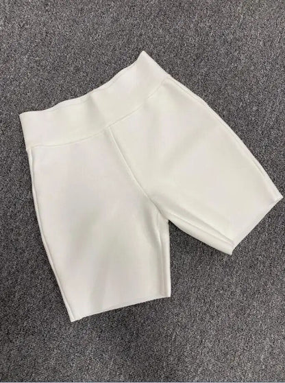 Variant image for Damen-Trainingsshorts, hoch tailliert, Polyester, bequemes Design-33