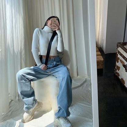 Ripped Herrenjeans mit lockerer Passform aus 100% Baumwolle – Vintage-Stil für einen lässigen Look 3