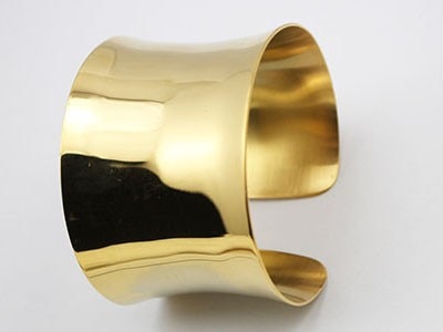Damen Armband Gold Elegant Edelstahl Handgefertigt Schmuck-3