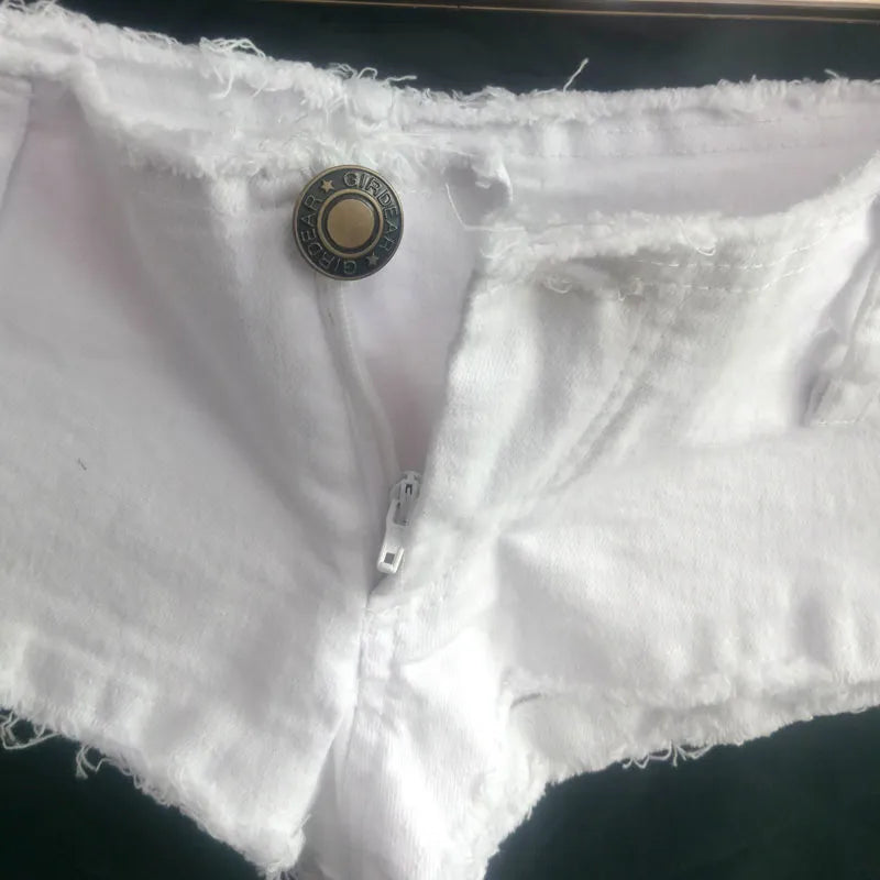 Damen-Shorts, leichte Baumwolle, Spandex, verstellbare Taille-3