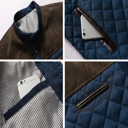 Herren-Herbstjacke, Kaschmir-Mischung, Casual, leicht-3