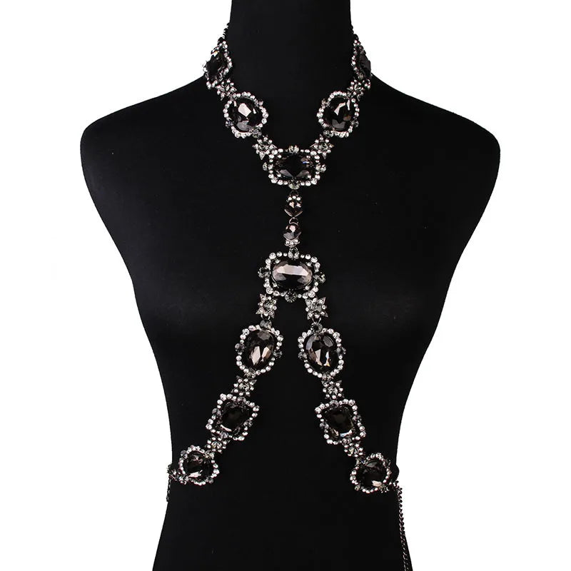 Variant image for Damen-Körperschmuck, geometrisch, Zinklegierung mit Strass-3