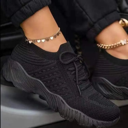 Damen-Sneaker, atmungsaktives Mesh, leicht und flexibel-3