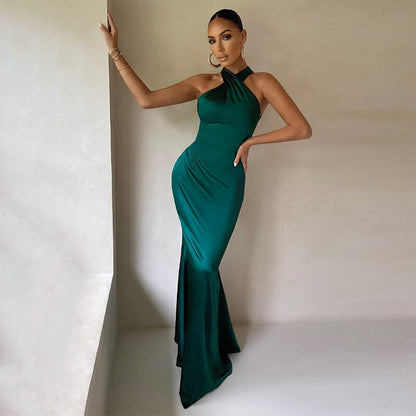 Variant image for Damen-Maxikleid, Enges Design, aus Hochwertigem Material, für Fest-2
