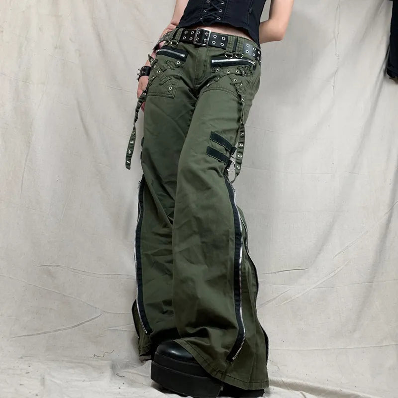Damen-Cargo-Hose, lässige Passform, Baumwolle, Polyester 5