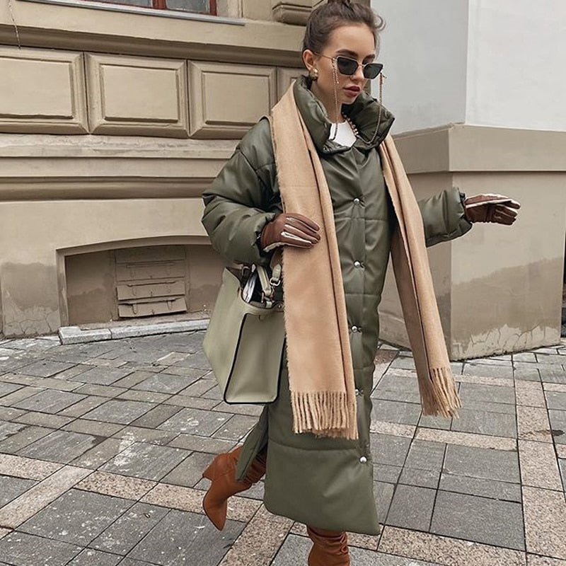 Damen Winterjacke Trendig Polyester für kalte Tage-2
