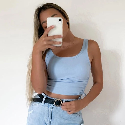 Ärmelloses Party-Top für Damen in elegantem Design – Polyester, perfekt für Alltag und Party, erhältlich in mehreren Größen 1