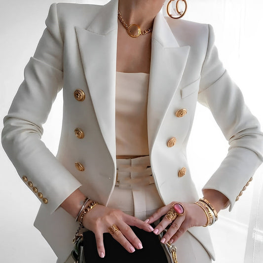 Damen Blazer Elegantes Polyester für Alltag- und Fest-2