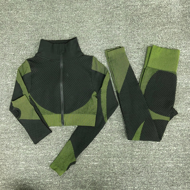 Variant image for Damen-Sport-Set, Yoga, monochrom Nylon-25