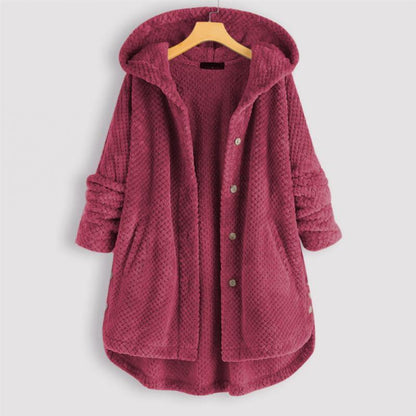 Variant image for Damen-Fleecejacke, wendbar, mit Kapuze, weiches Polyester-41