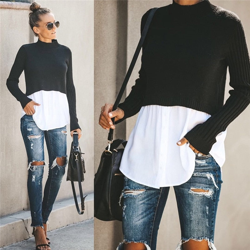 Damen-Kleid Lässiger Stil Hochwertige Baumwolle und Polyester 3
