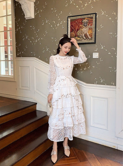 Variant image for Damen-Midikleid, Empire-Stil, Naturfaser, Polyester-5