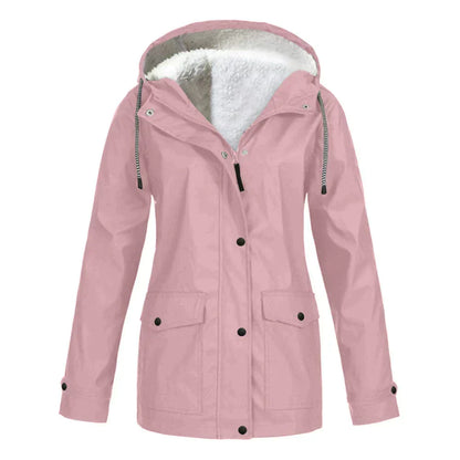 Variant image for Damen-Regenjacke, gefüttert, wasserabweisender Stoff, elegant-7