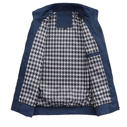 Herren-Herbstjacke, wasserabweisendes Material, mit weichem Futter-3