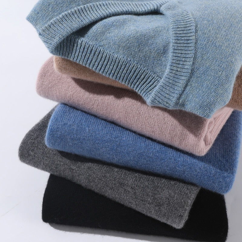 Damen-Strickpullover aus Kaschmirmix – zeitloser Stil, weich und bequem, perfekt für alle Anlässe, erhältlich in S, M, L, XL 8