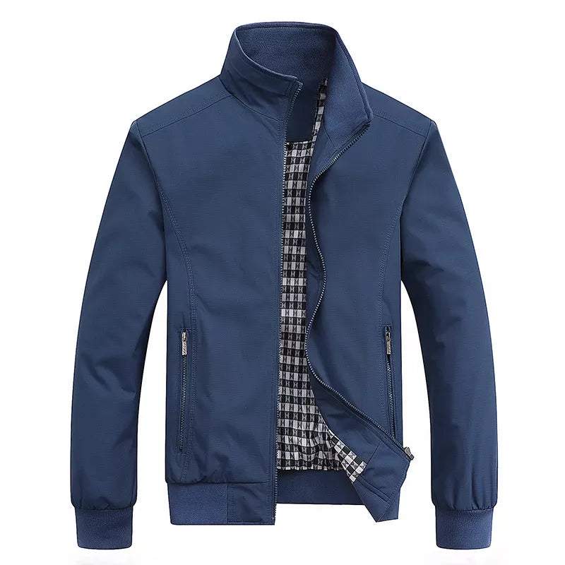 Herren-Herbstjacke, wasserabweisendes Material, mit weichem Futter-6