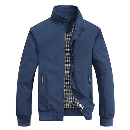 Herren-Herbstjacke, wasserabweisendes Material, mit weichem Futter-6