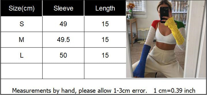 Damen-Top, buntes Patchwork, Polyester, lange Ärmel, Regular Fit-3