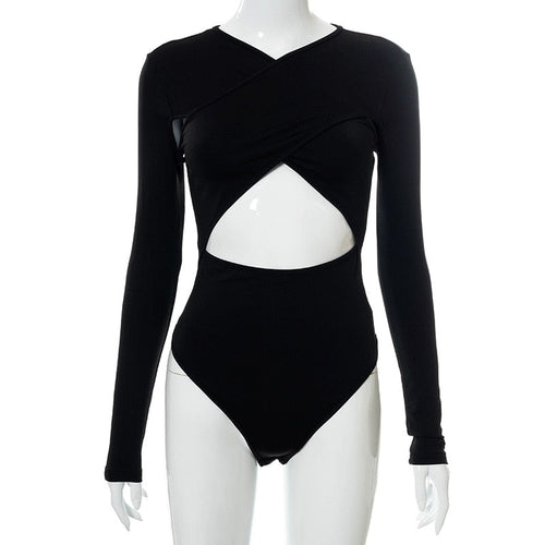 Damen-Kleid, langärmelig, monochrom, Polyester-1