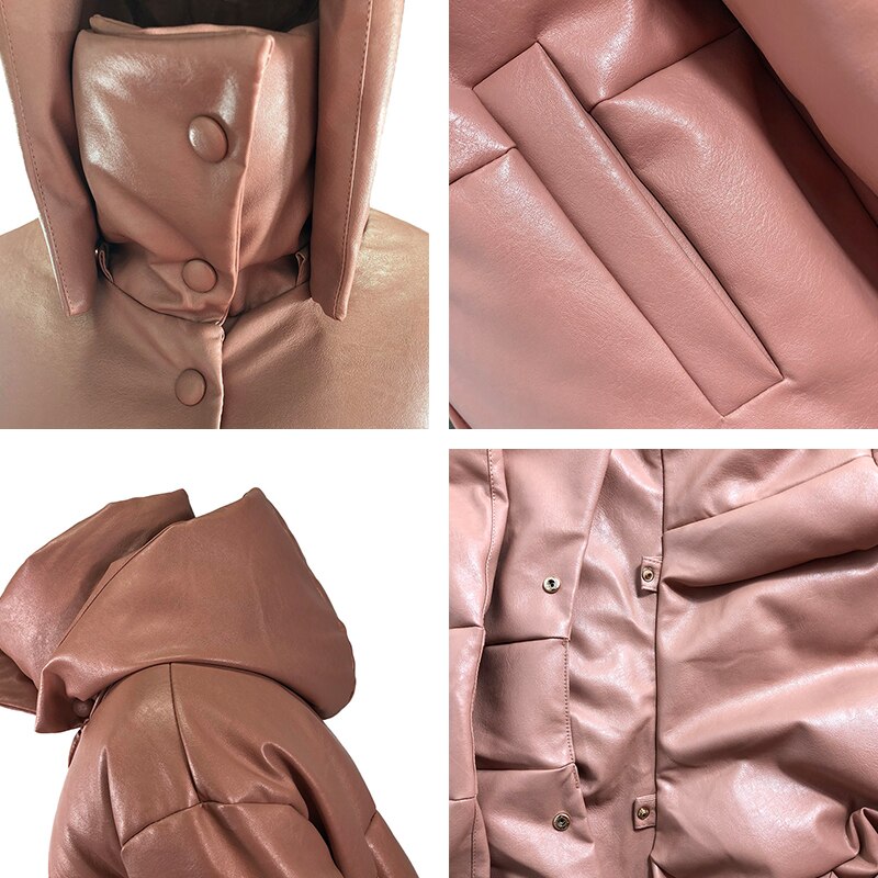 Damen Winterjacke Trendig Polyester für kalte Tage-4