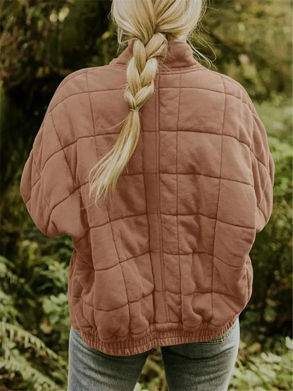 Damenjacke Oversized Warm Polyester Mantel-6