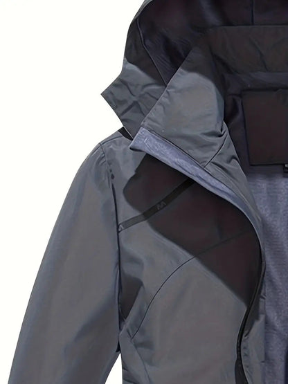 Herren-Winterjacke, winddicht, mit Kapuze, Synthetik, Isolierung 2