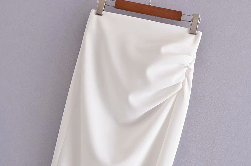 Damenbluse V-Ausschnitt Langarm Polyester eleganter Stil-4