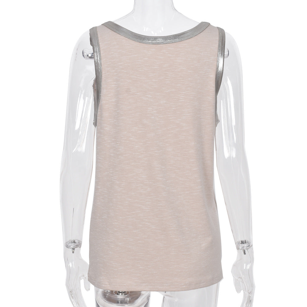 Damen-Tanktop, Casual, Broadcloth-4